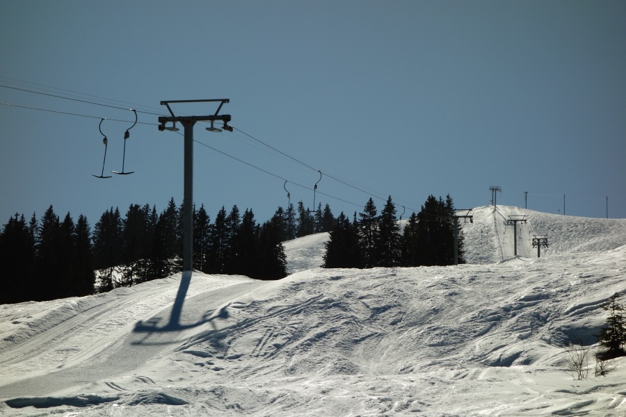 Schlepplift Mosette, März 2014