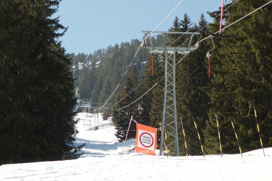 Schlepplift Arsat, März 2014