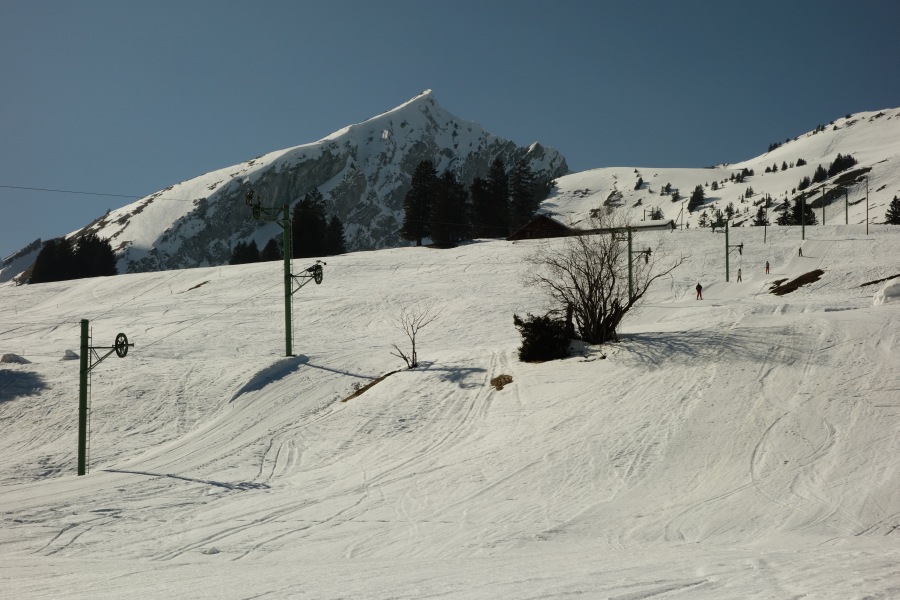 Schlepplift Dorchaux 3, März 2014