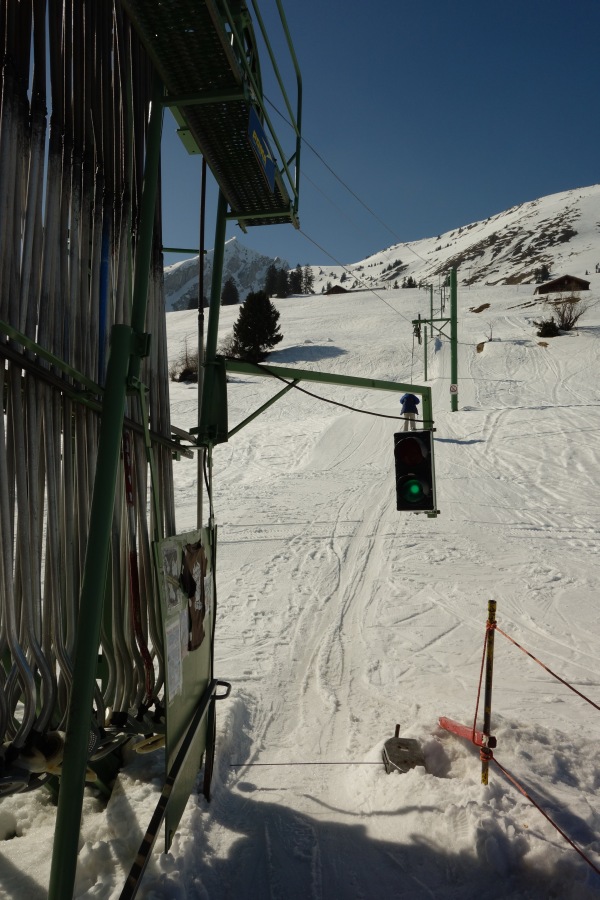 Schlepplift Dorchaux 3, März 2014