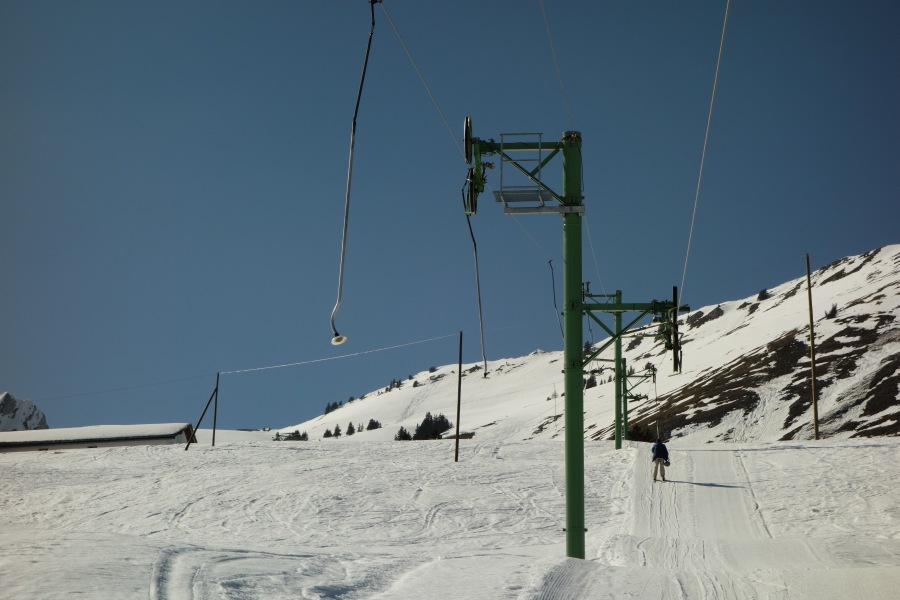 Schlepplift Dorchaux 3, März 2014