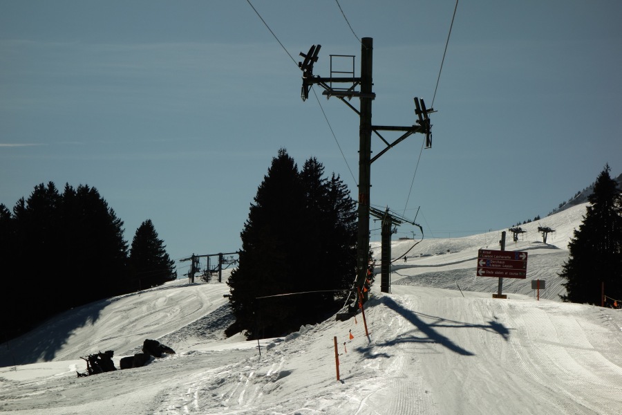 Schlepplift Dorchaux 3, März 2014