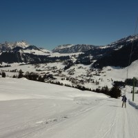 Schlepplift Parchets 1 mit Blick Richtung Col des Mosses, März 2014
