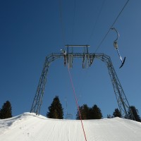 Schlepplift Les Erasis, März 2014