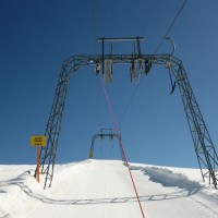 Schlepplift Les Erasis, März 2014