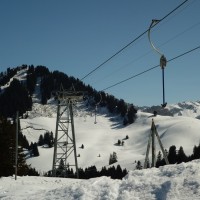 Bergstation des Schlepplifts Les Erasis, März 2014