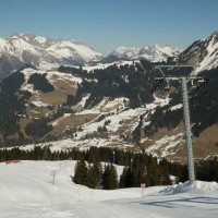 Schlepplift Mosette, März 2014