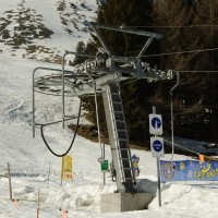 Bergstation des Schlepplifts Dorchaux Mini, März 2014