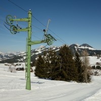 Schlepplift Crétex, März 2014