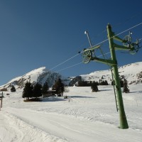 Schlepplift Crétex, März 2014