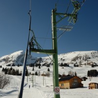 Schlepplift Crétex, März 2014