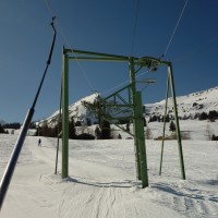 Schlepplift Crétex, März 2014