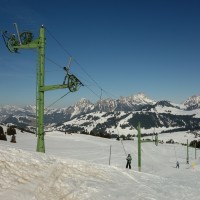 Schlepplift Crétex, März 2014