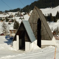 Talstation des Schlepplifts Parchets 1, März 2014