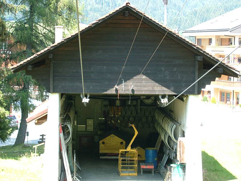 Talstation des Schlepplifts Corbetta, Juli 2006