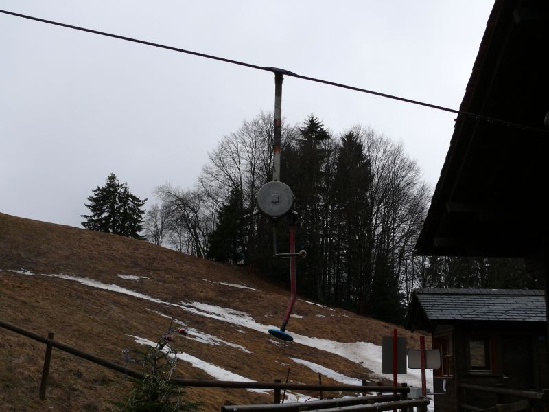 Schlepplift La Cierne, März 2008