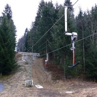 Schlepplift La Cierne, März 2008