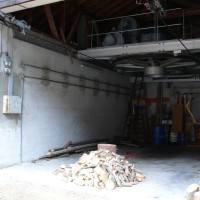 Talstation des Schlepplifts La Cierne, März 2008