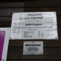 Technische Daten des Schlepplifts La Cierne, März 2008