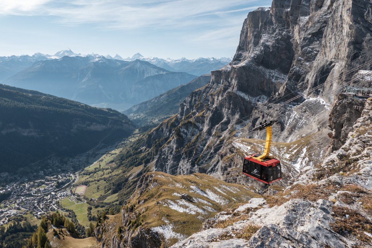 Luftseilbahn Leukerbad - Gemmi