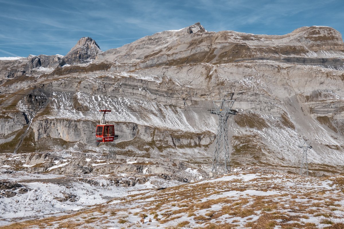 Seilbahn am Daubensee oberhalb von Leukerbad