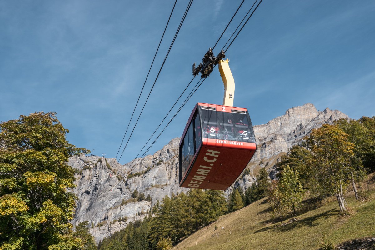 Luftseilbahn Leukerbad - Gemmi