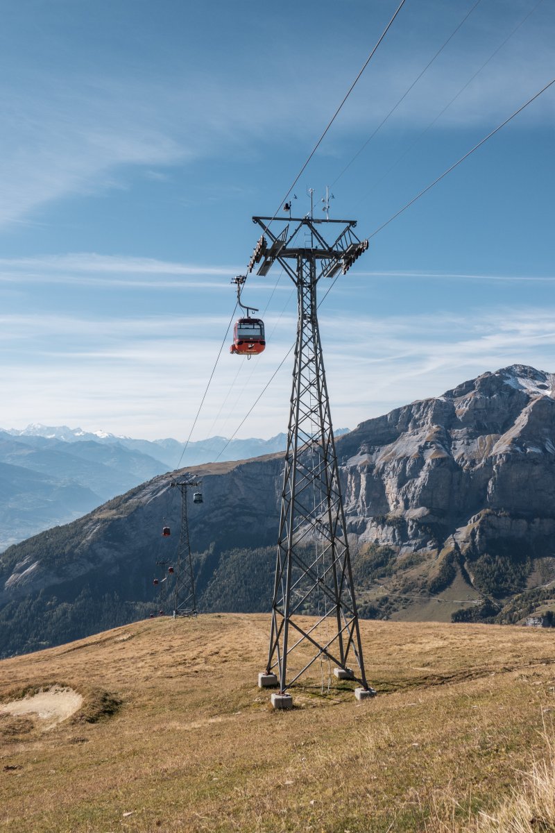 Kabinenbahn Torrentalp-Rinderhütte, Oktober 2021