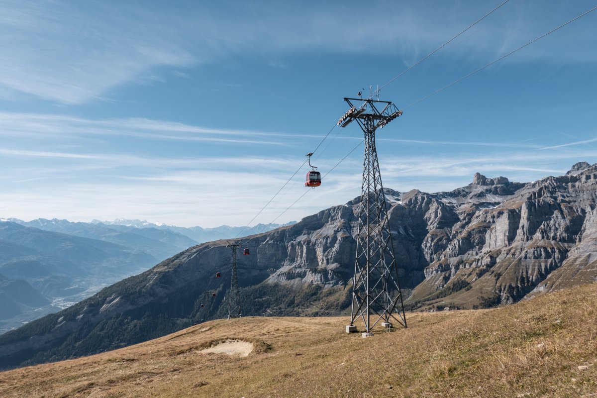 Kabinenbahn Torrentalp-Rinderhütte, Oktober 2021