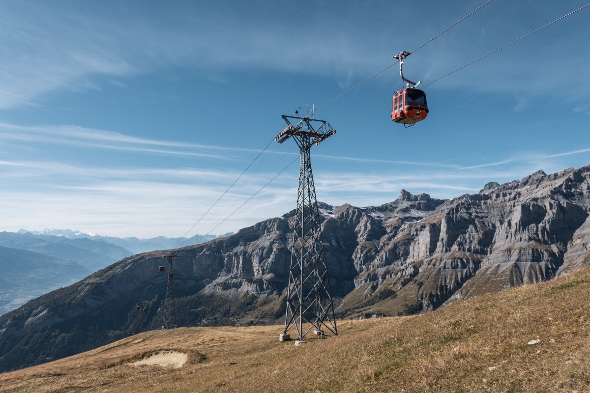 Kabinenbahn Torrentalp-Rinderhütte, Oktober 2021