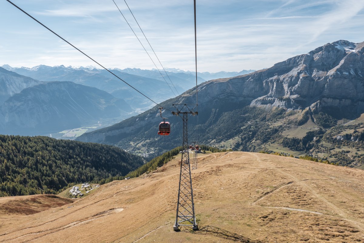 Kabinenbahn Torrentalp-Rinderhütte, Oktober 2021