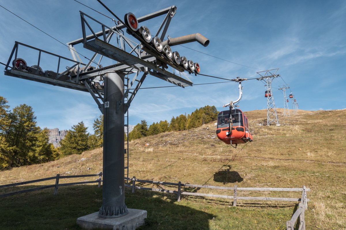 Kabinenbahn Torrentalp-Rinderhütte, Oktober 2021