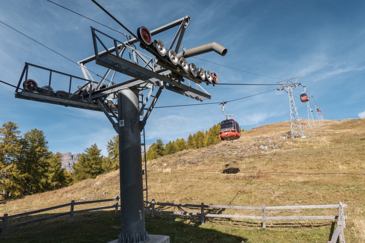 Kabinenbahn Torrentalp-Rinderhütte, Oktober 2021