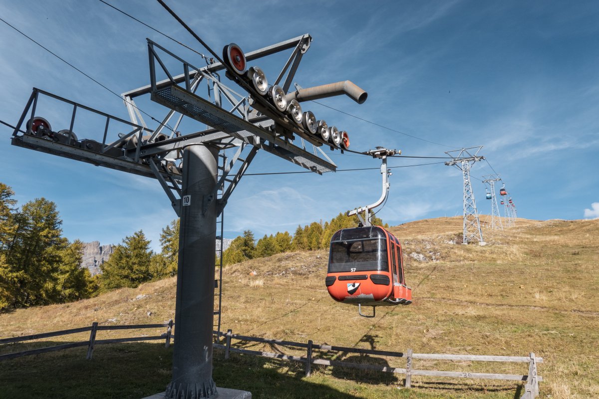 Kabinenbahn Torrentalp-Rinderhütte, Oktober 2021