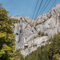 Luftseilbahn Leukerbad-Gemmipass, Oktober 2021