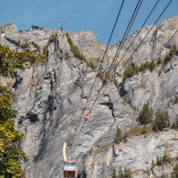 Luftseilbahn Leukerbad-Gemmipass, Oktober 2021