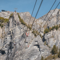 Luftseilbahn Leukerbad-Gemmipass, Oktober 2021