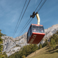 Luftseilbahn Leukerbad-Gemmipass, Oktober 2021