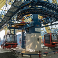 Bergstation der Kabinenbahn Torrentalp-Rinderhütte, Oktober 2021