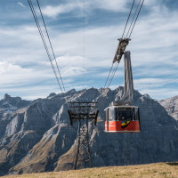 Luftseilbahn Leukerbad-Rinderhütte, Oktober 2021