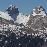 Skigebiet Leysin, März 2011