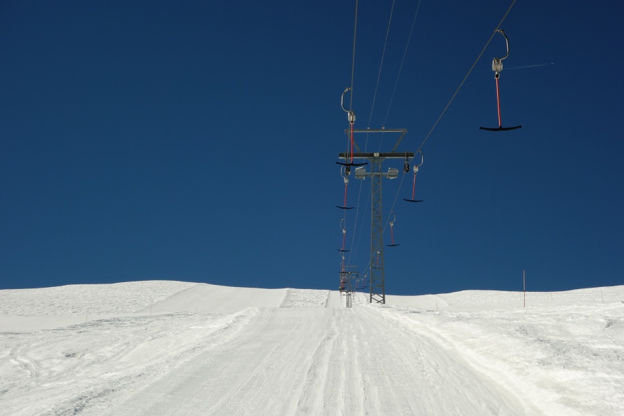 Schlepplift Chaux de Bavon, März 2014