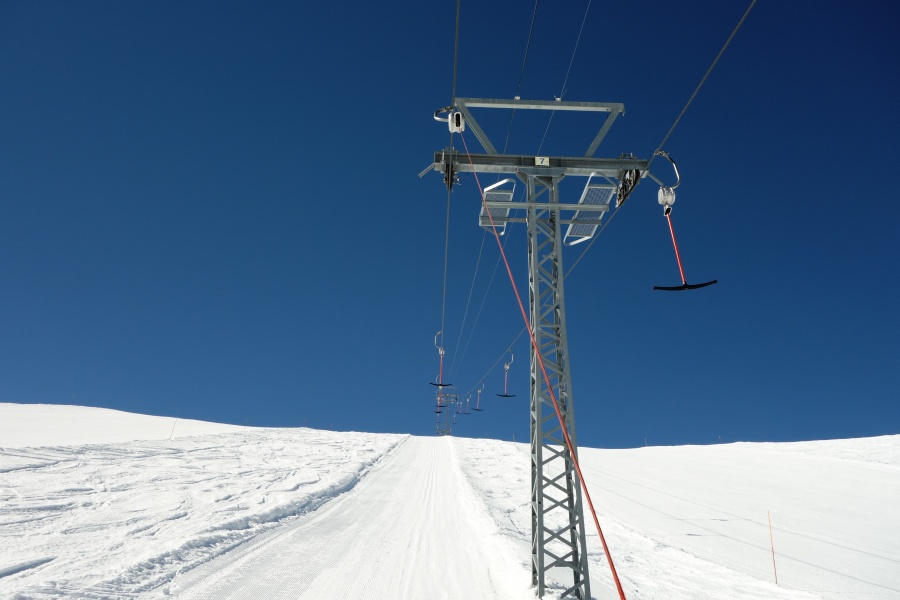 Schlepplift Chaux de Bavon, März 2014