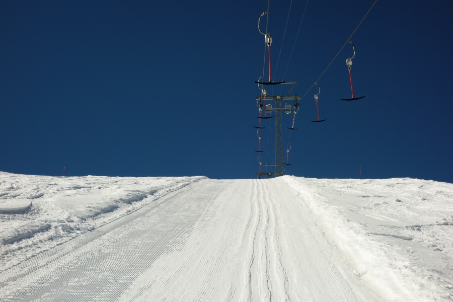 Schlepplift Chaux de Bavon, März 2014