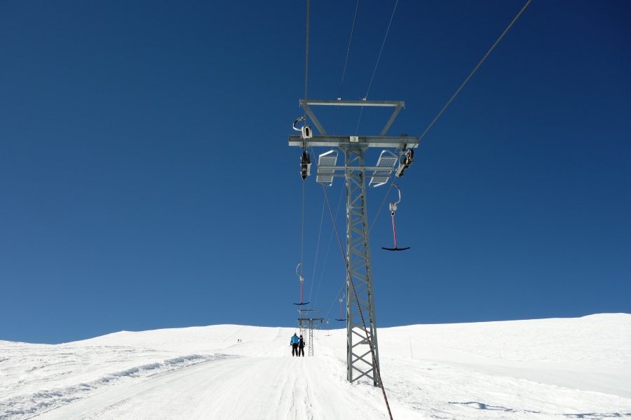 Schlepplift Chaux de Bavon, März 2014