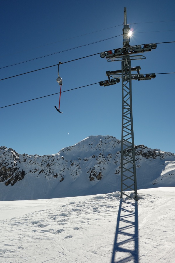 Schlepplift Chaux de Bavon, März 2014