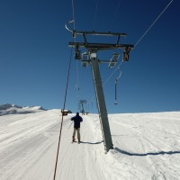 Schlepplift La Vardette, März 2014