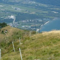 Ehemaliger Schlepplift Alpe di Cardada, August 2006