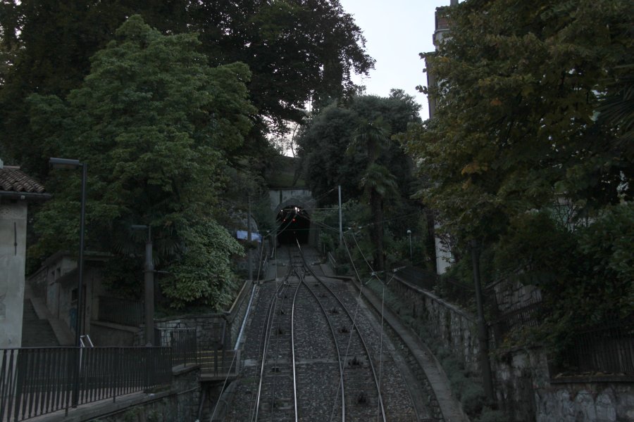 Standseilbahn Lugano Citta-Stazione, Oktober 2010