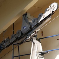 Laufwerk der Luftseilbahn Arsizio-Serpiano, Oktober 2010
