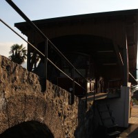 Talstation der Standseilbahn Cassarate-Monte Bré, zweite Sektion, Oktober 2010